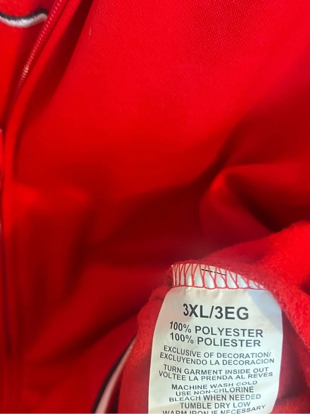 Stitches St. Louis Cardinals Red Zip-Front Jacket with Contrast Trim